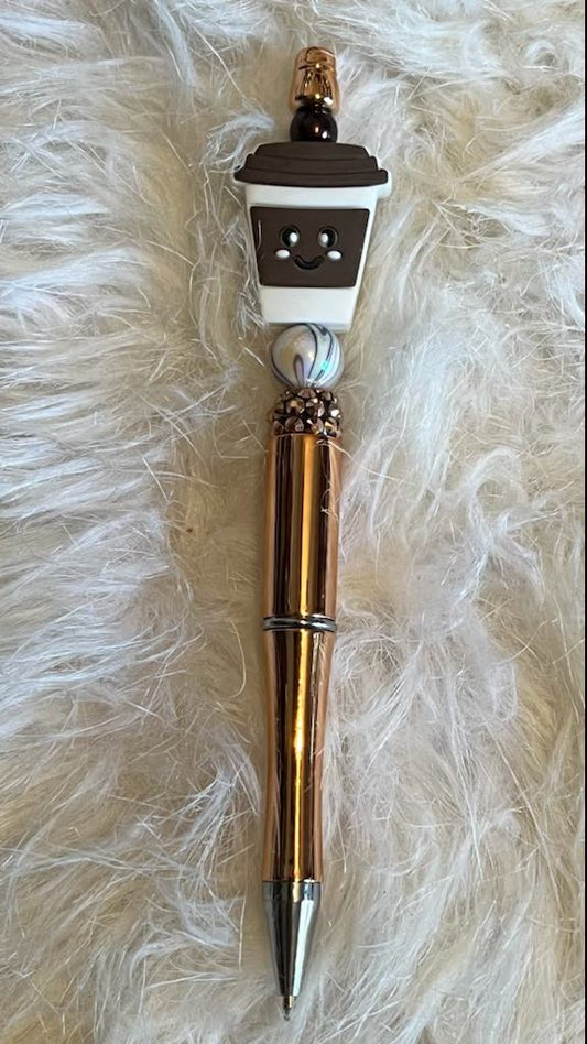 Coffee Cup Bead Pen